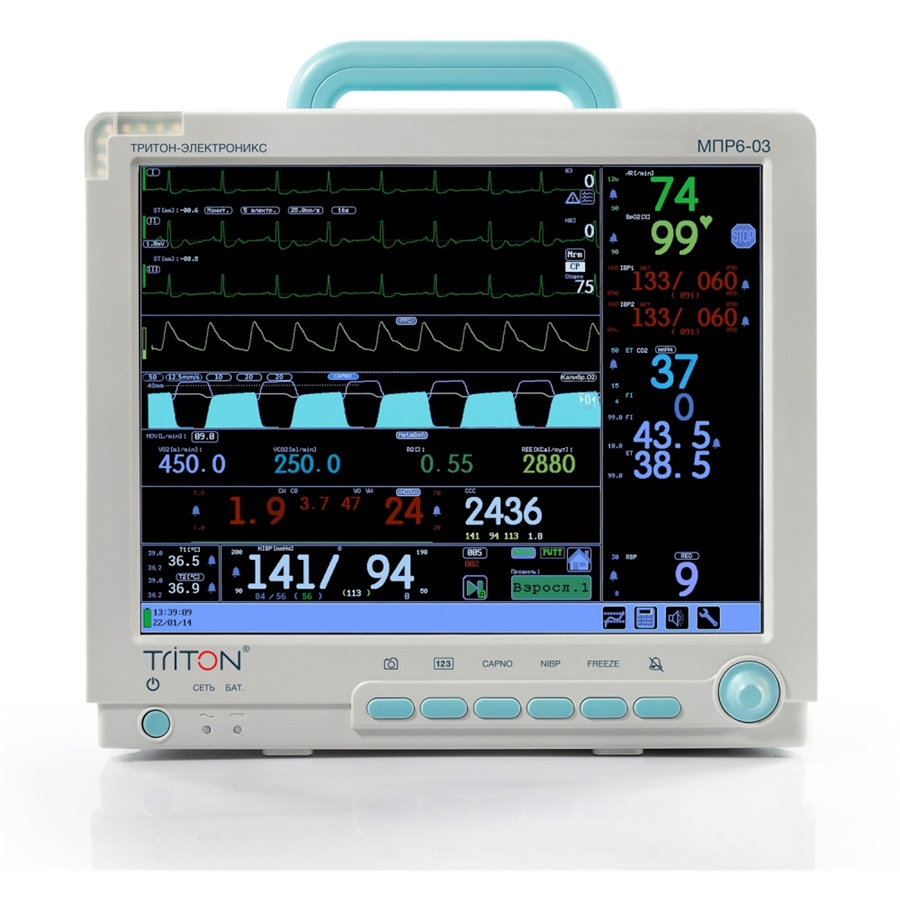 Монитор анестезиологический МПР 6-03 дисплей 15'' Комплектация А3 (Triton)