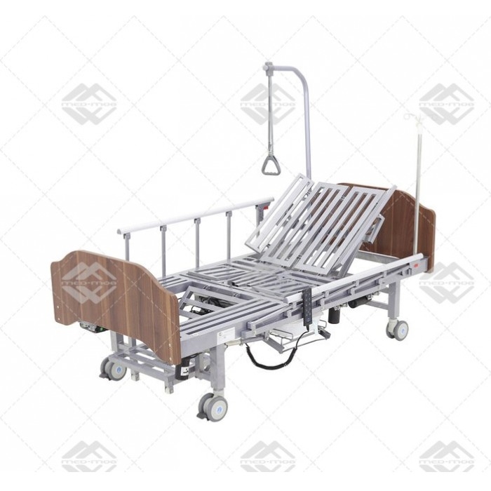 Кровать электрическая Med-Mos YG-3 (МЕ-5228Н-11) с боковым переворачиванием, туалетным устройством и функцией «кардиокресло»